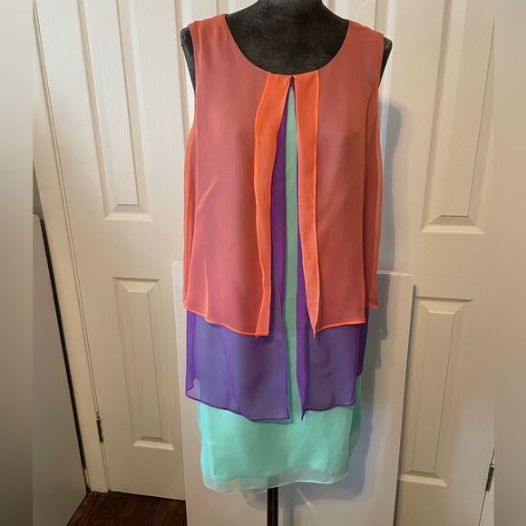 The House of Perna Silk Dress Size 6 - Picture 1 of 10